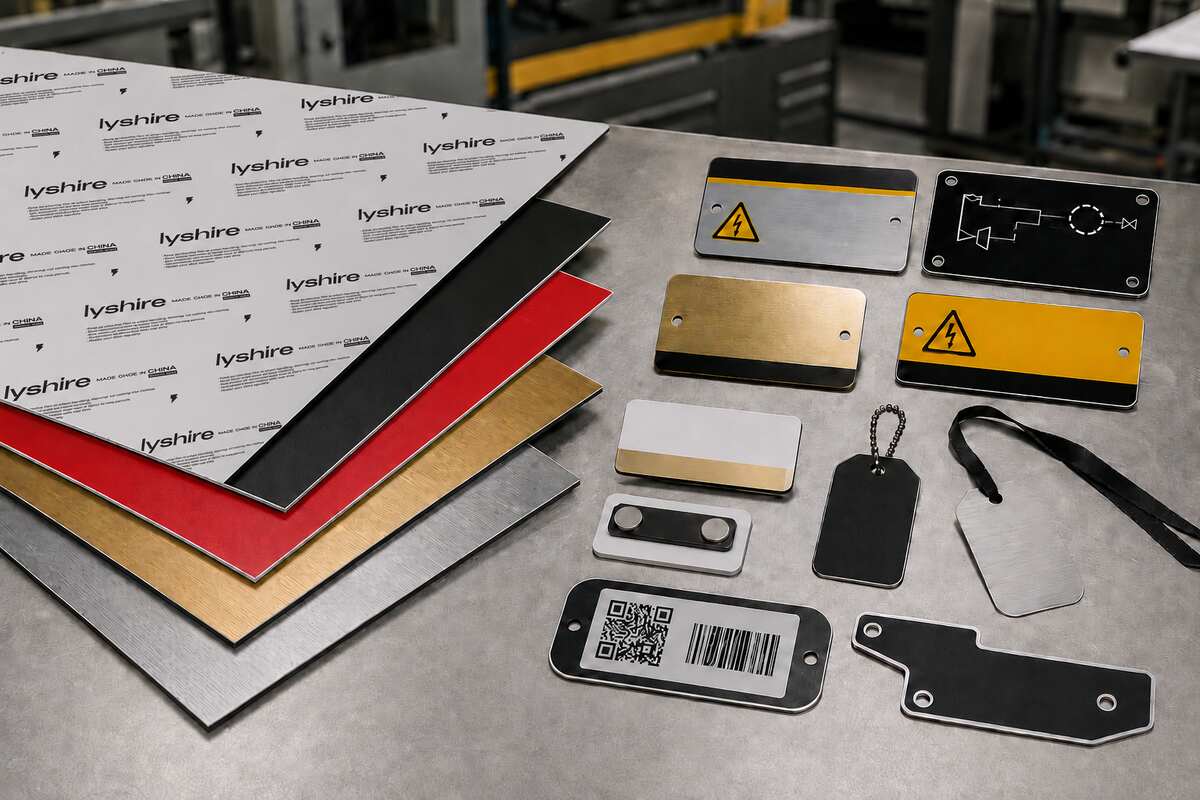 What Custom Engraving Plastic Sheets and Finished Signs Can LYSHIRE Produce?