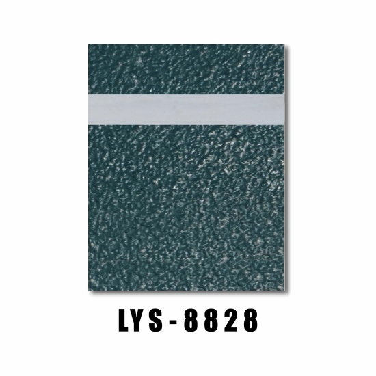 Hoja de grabado de color verde oscuro con textura gruesa