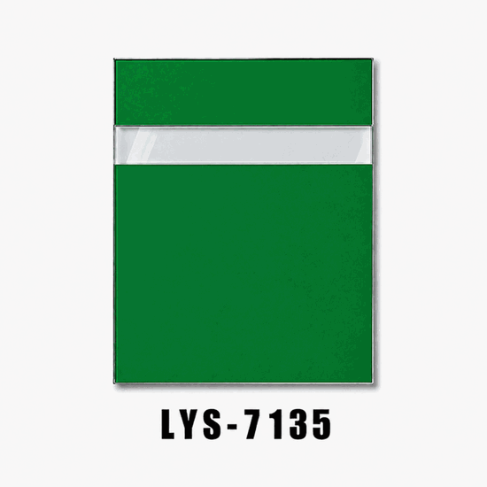 Acrílico de grabado con reverso verde para mapas de instalaciones