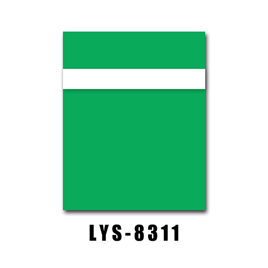 Plástico de grabado de señalización láser blanco verde