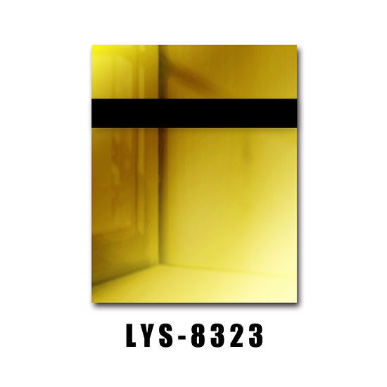 Hoja de plástico de doble color con grabado rotativo